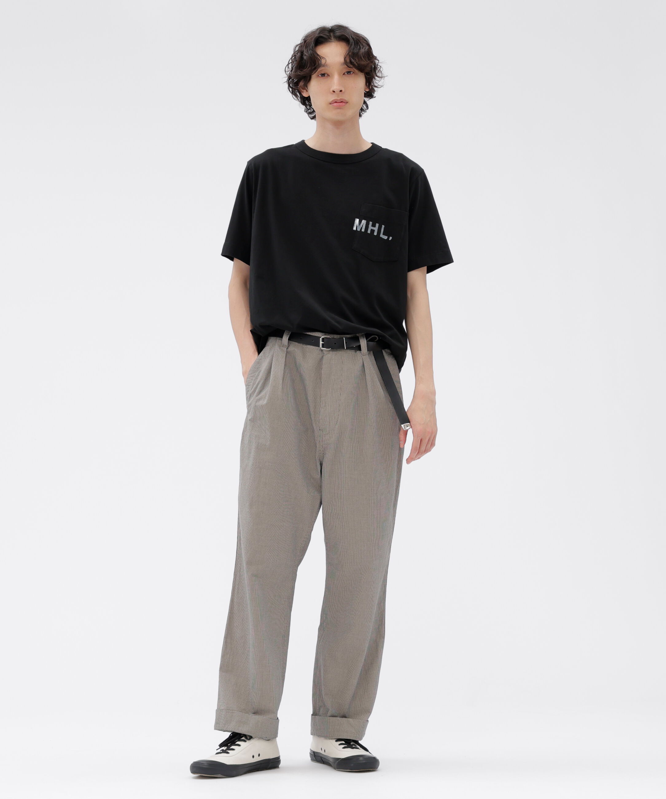 MHL.「PRINTED COTTON JERSEY TOP」|Tシャツ・カットソー|