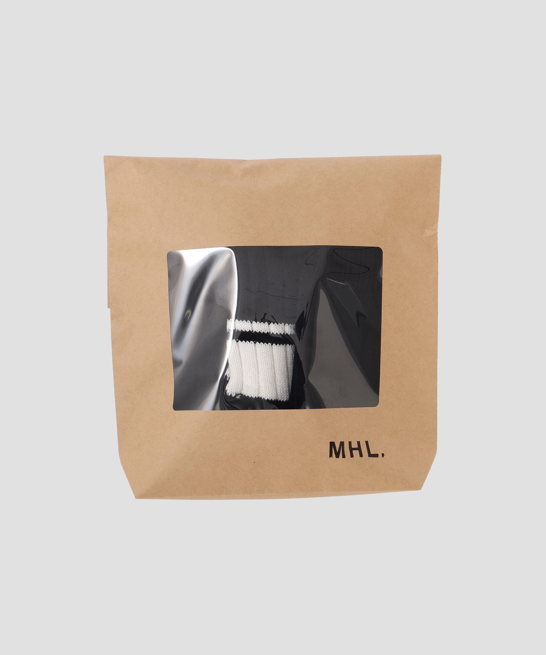 MHL.「WOMEN COTTON SOCKS PACK」|ソックス|BLACK