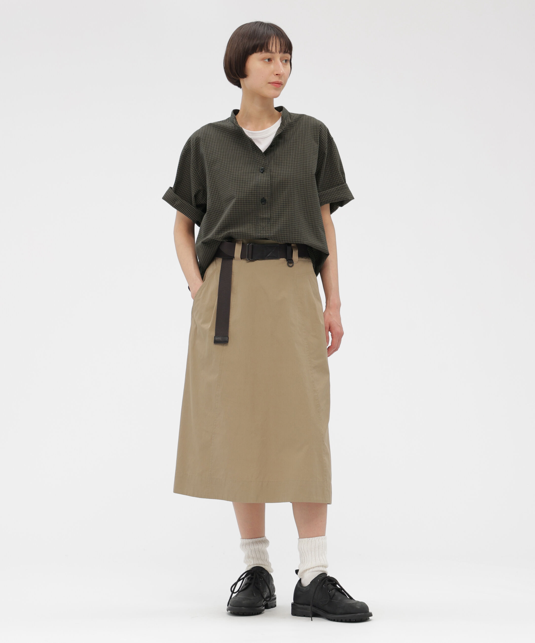MHL.「YARN DYED COTTON VOILE SHIRT」|シャツ・ブラウス|