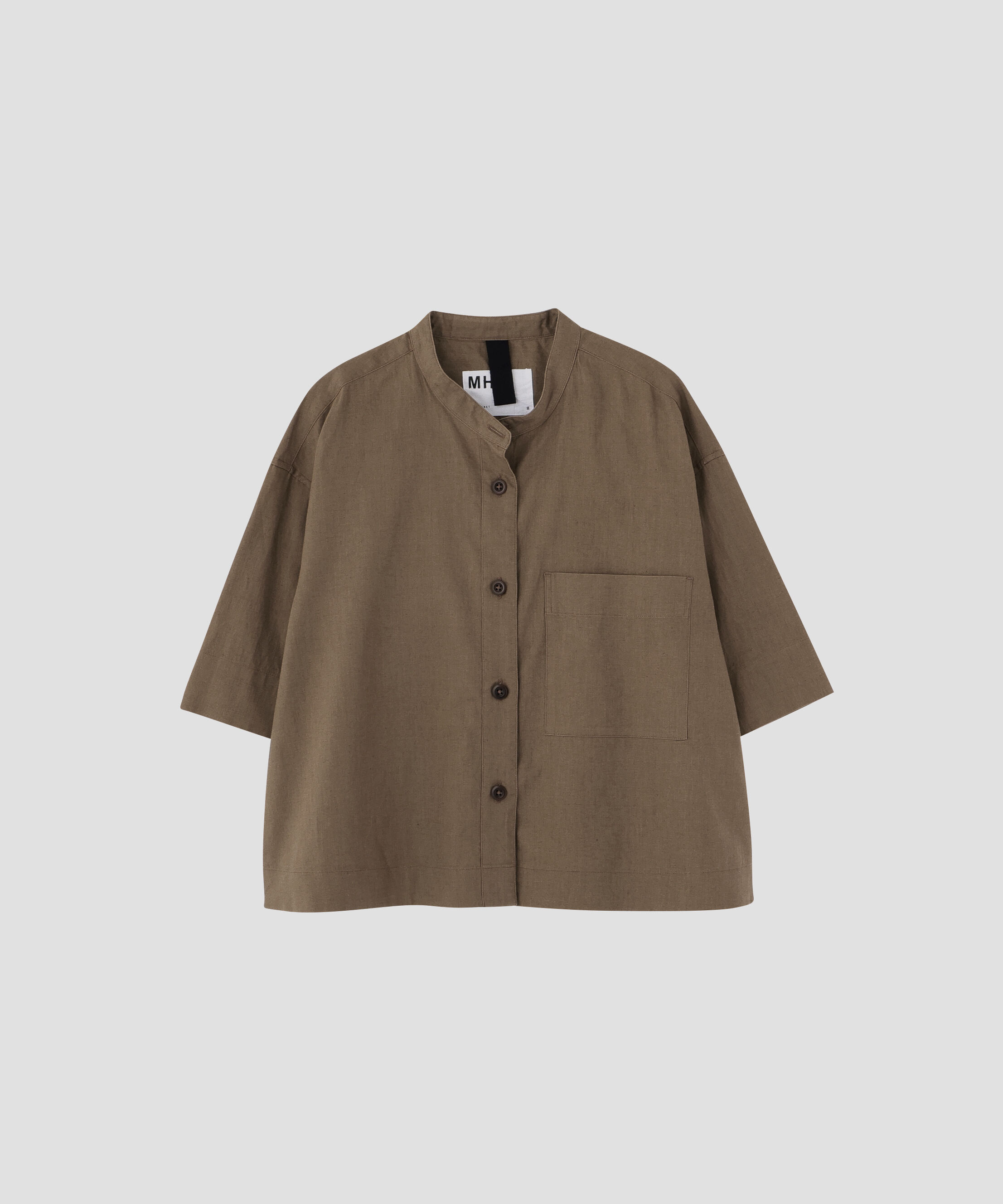 MHL.「SURFACE DYED COTTON LINEN SHIRT」|シャツ・ブラウス|