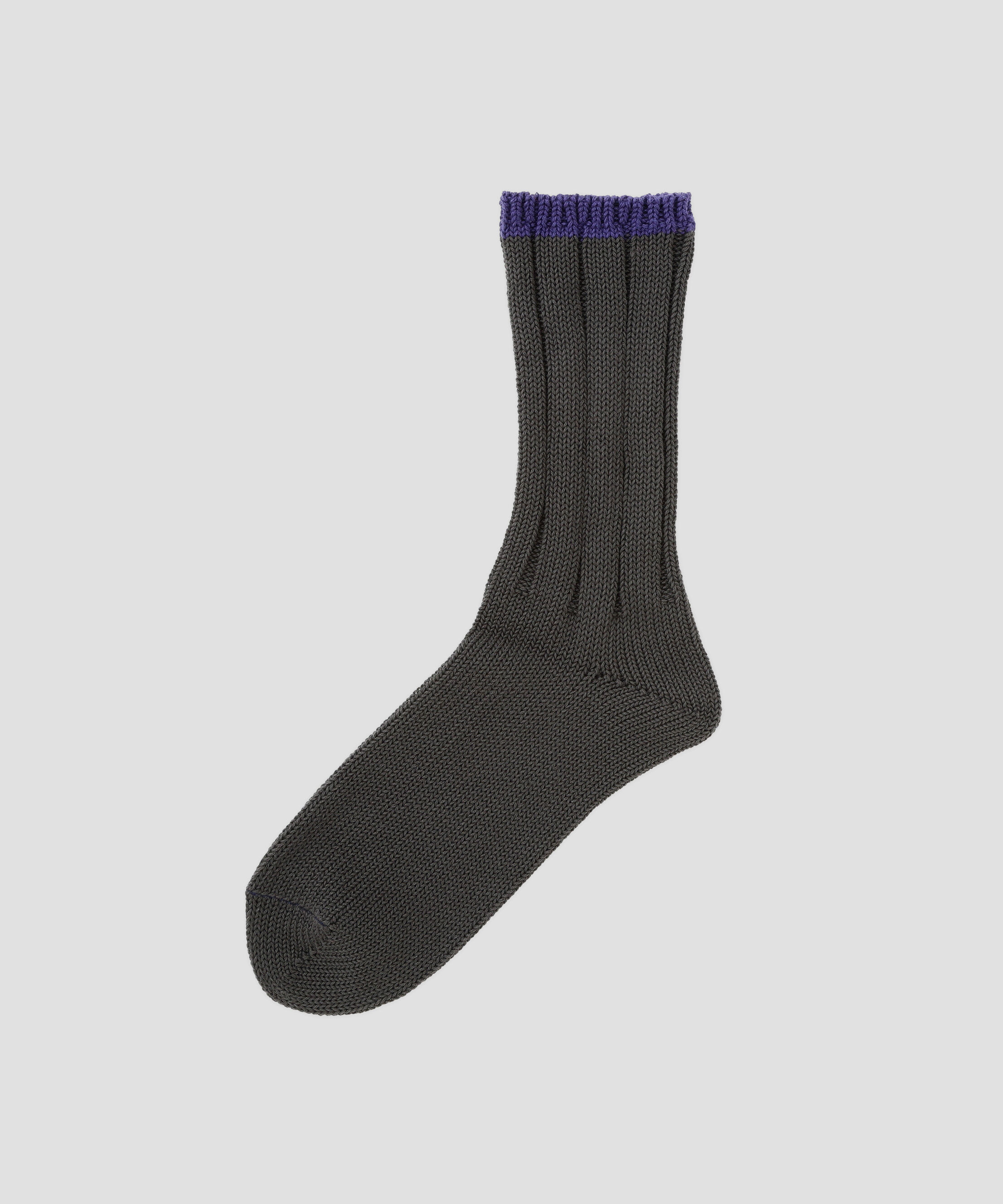 MHL.「MEN TIPPED COTTON RIB SOCKS」|ソックス|GREY