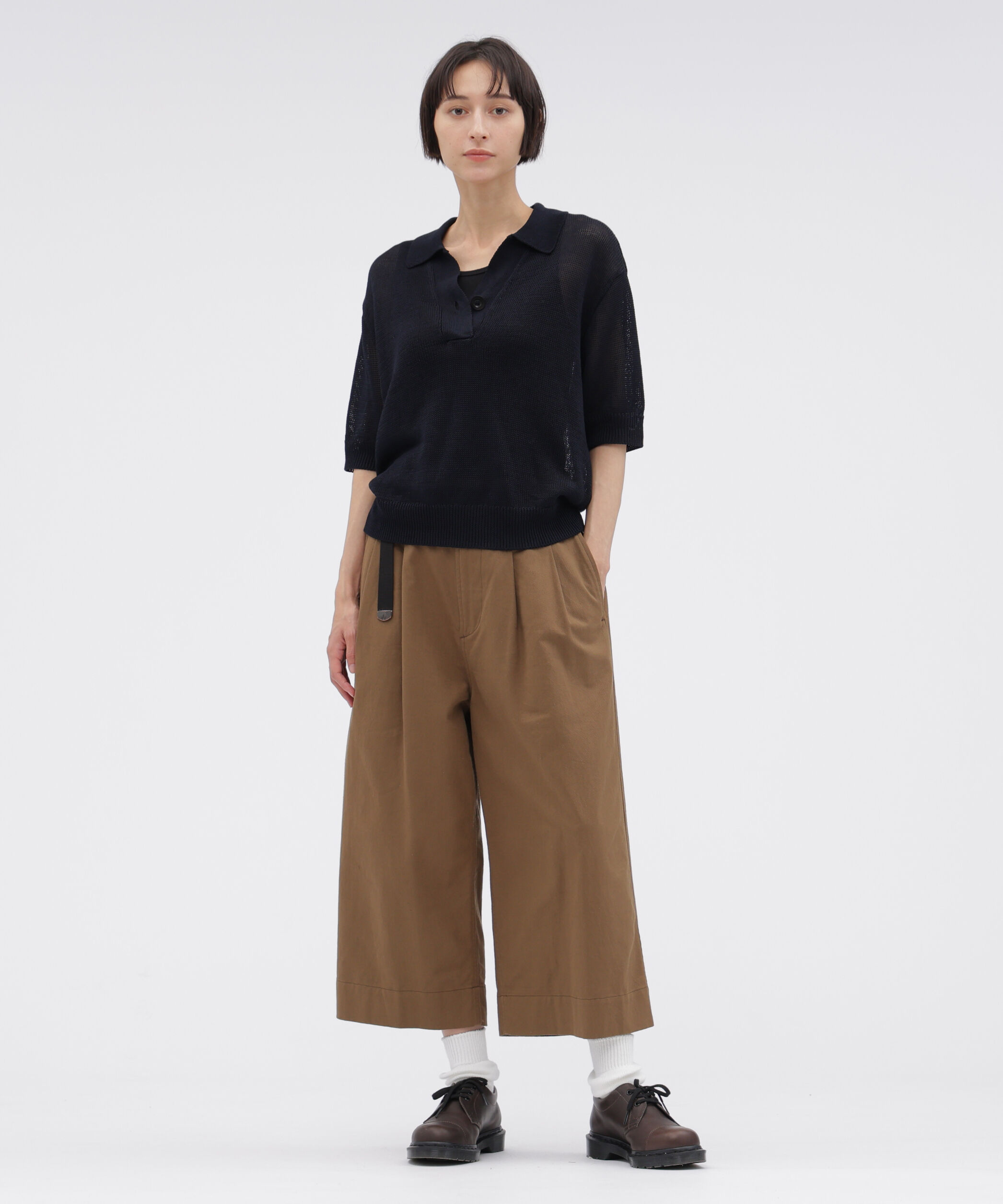 MHL.「RECYCLE COTTON DRILL TROUSERS」|その他|TAN1