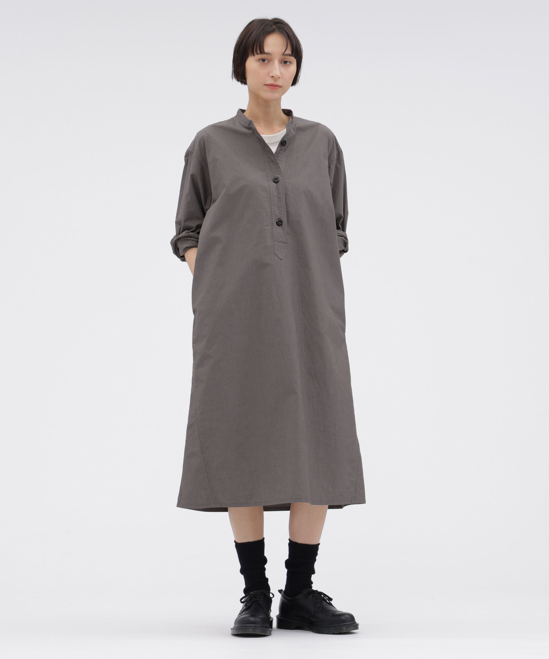 MHL.「END ON END WEAVE COTTON DRESS」|ワンピース|MOCHA3