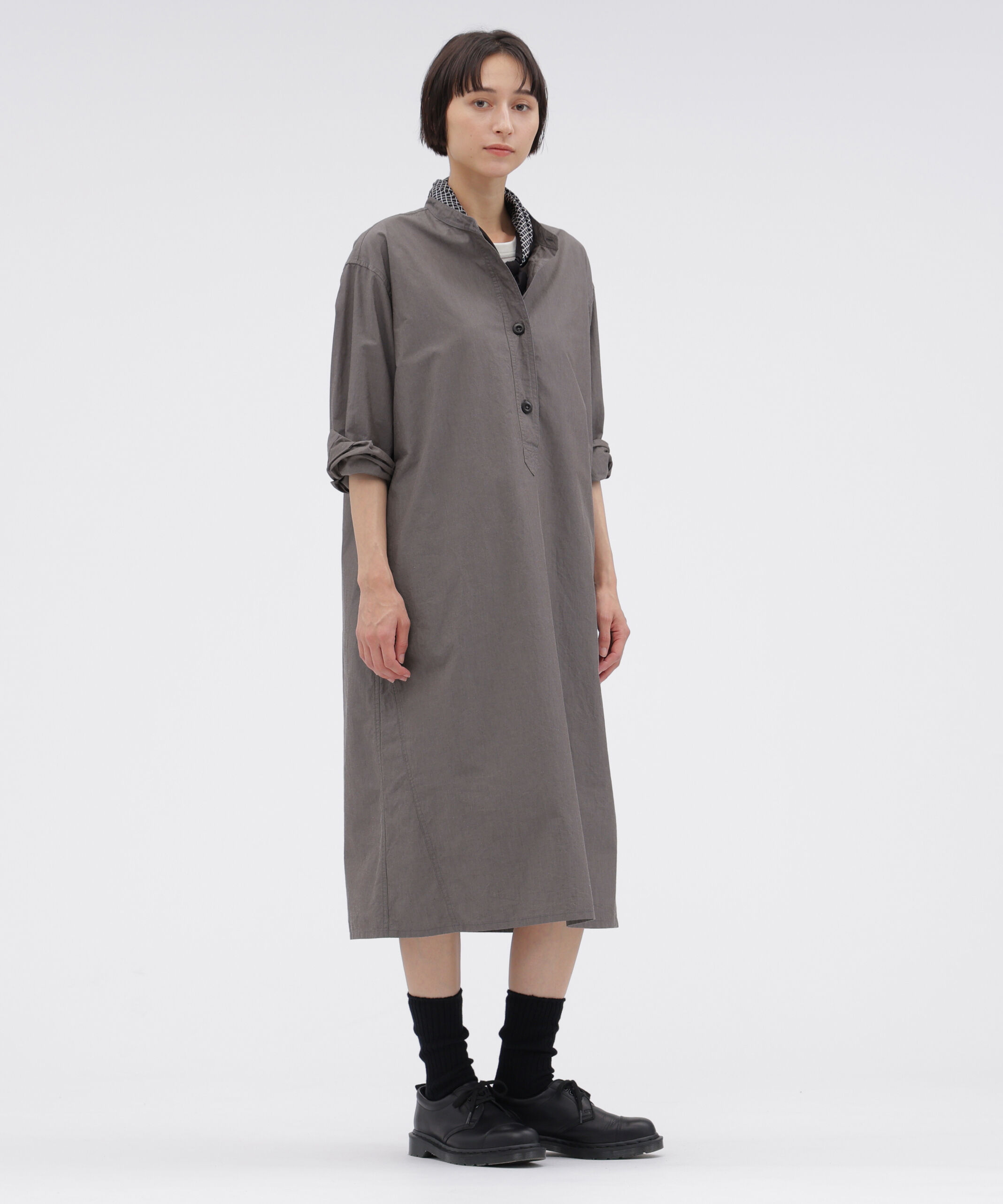 MHL.「END ON END WEAVE COTTON DRESS」|ワンピース|