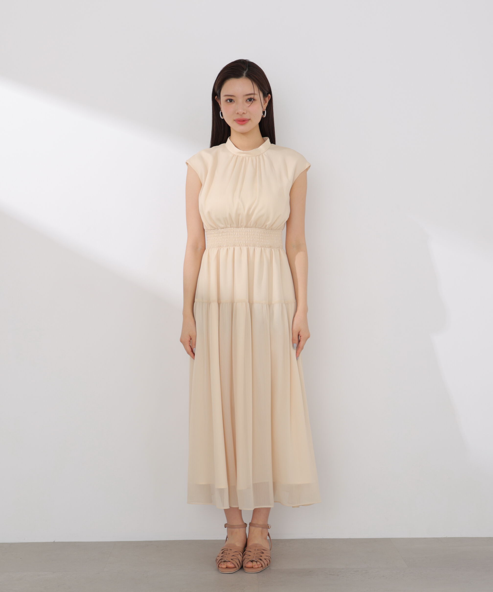 PROPORTION BODY DRESSING「ウエストシャーリングワンピース」|ワンピース|