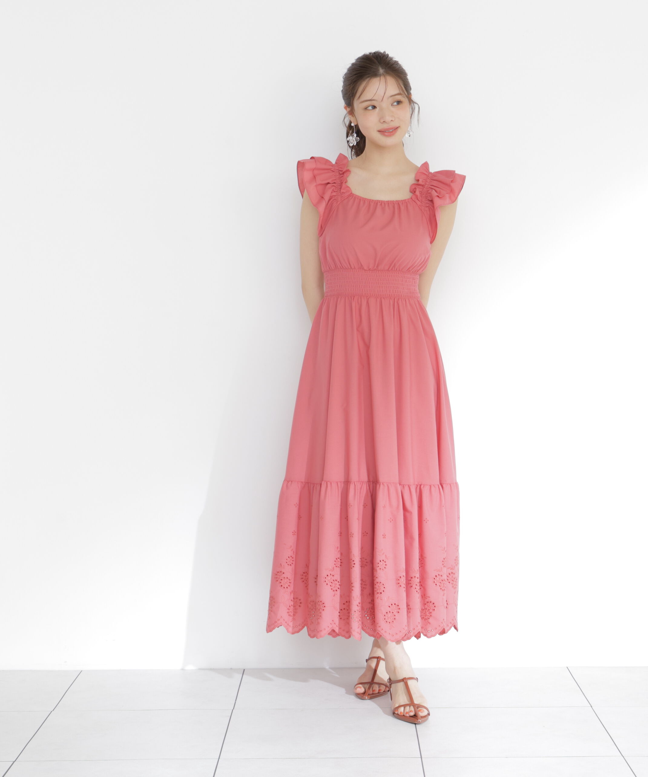 PROPORTION BODY DRESSING「〈EDIT COLOGNE〉コットンエンブロイダリーワンピース」|ワンピース|
