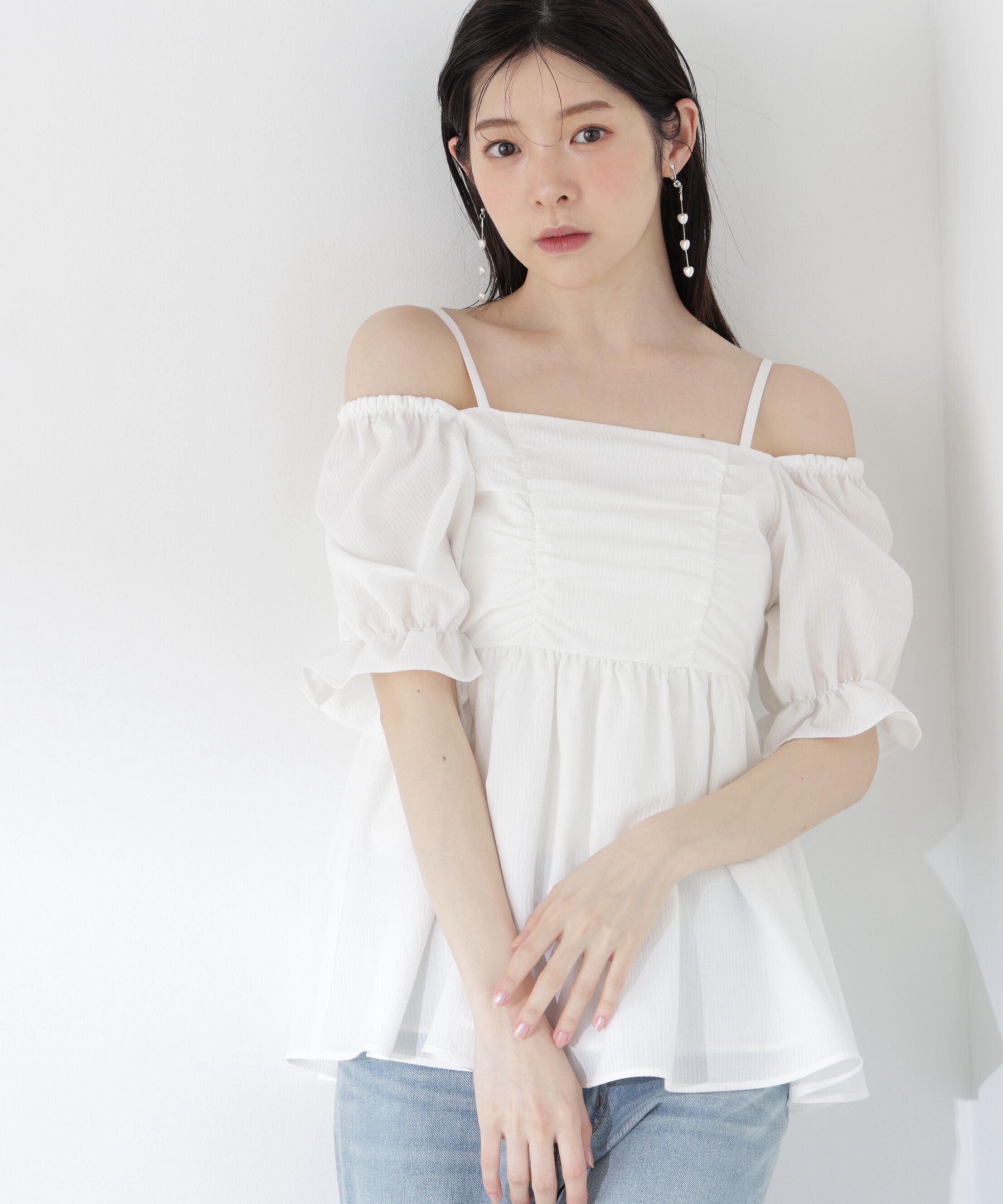 PROPORTION BODY DRESSING「〈a/mie〉ギンガム2wayブラウス」|シャツ・ブラウス|
