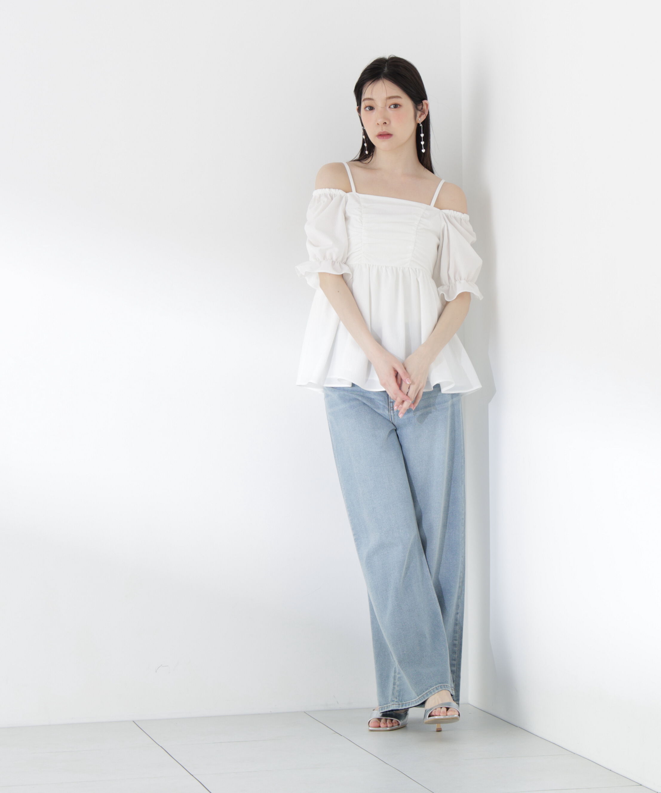 PROPORTION BODY DRESSING「〈a/mie〉ギンガム2wayブラウス」|シャツ・ブラウス|
