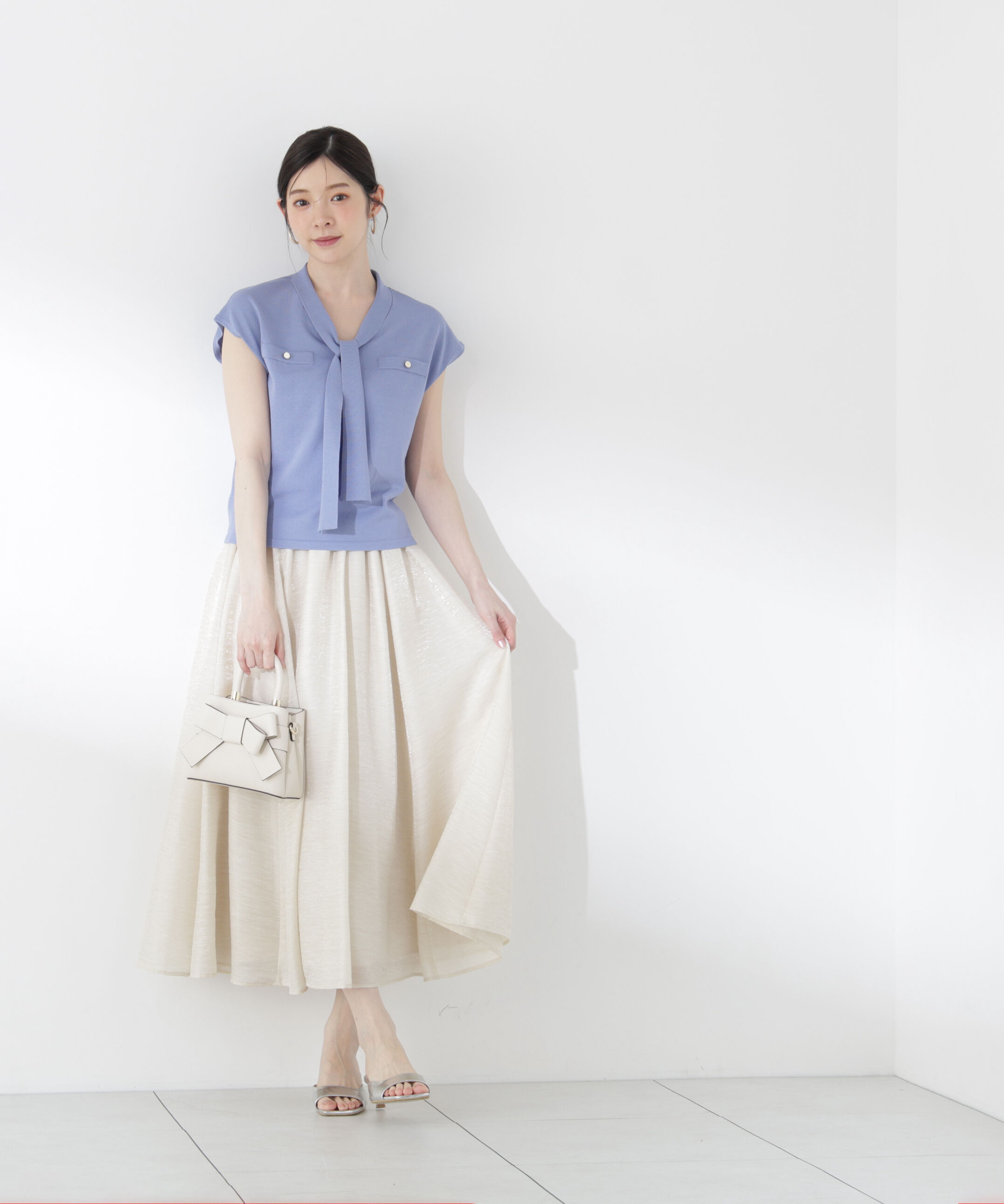 PROPORTION BODY DRESSING「ニュアンスサテンシャイニースカート」|スカート|