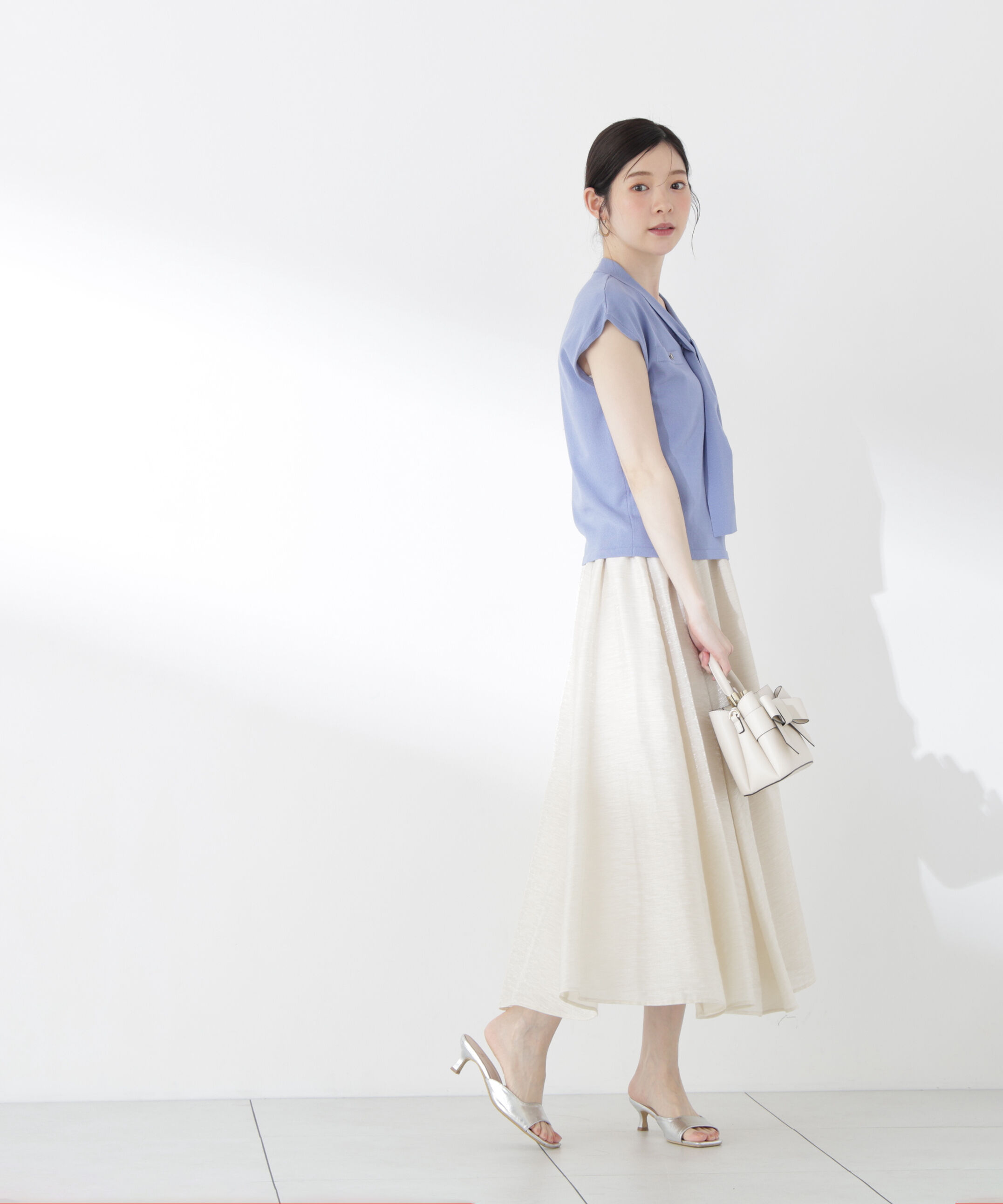 PROPORTION BODY DRESSING「ニュアンスサテンシャイニースカート」|スカート|