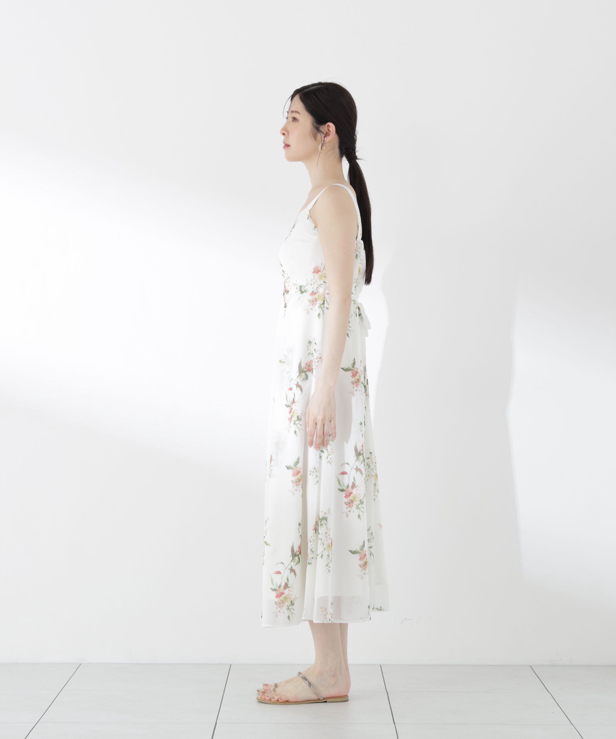 PROPORTION BODY DRESSING「＜青島心さん着用＞ボタニカル花柄キャミワンピース」|ワンピース|