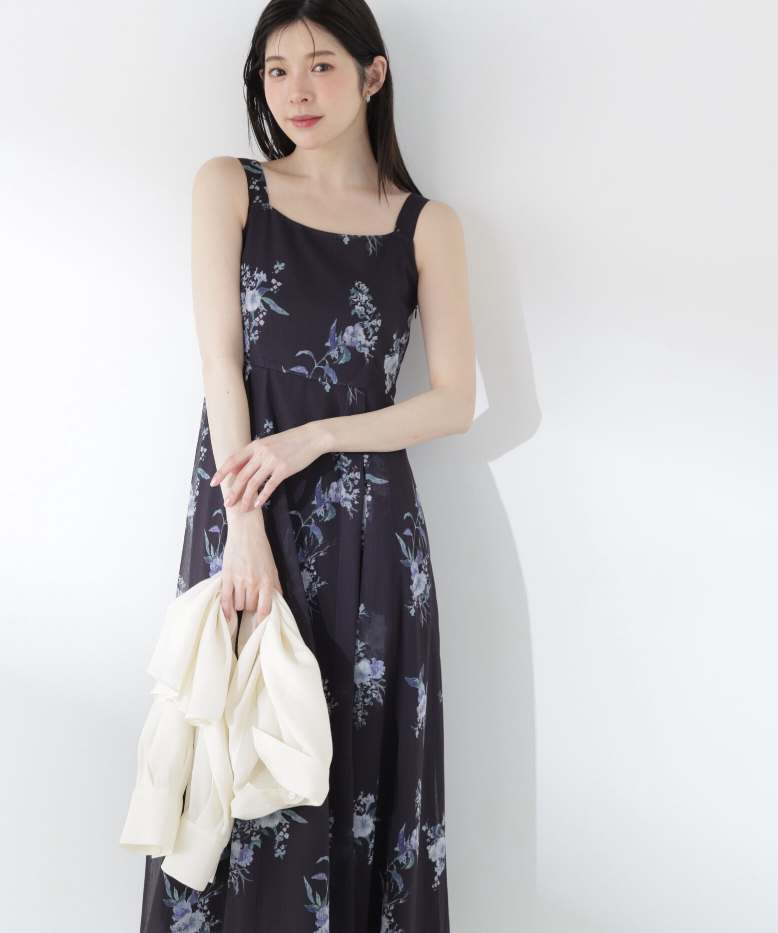 PROPORTION BODY DRESSING「＜青島心さん着用＞ボタニカル花柄キャミワンピース」|ワンピース|