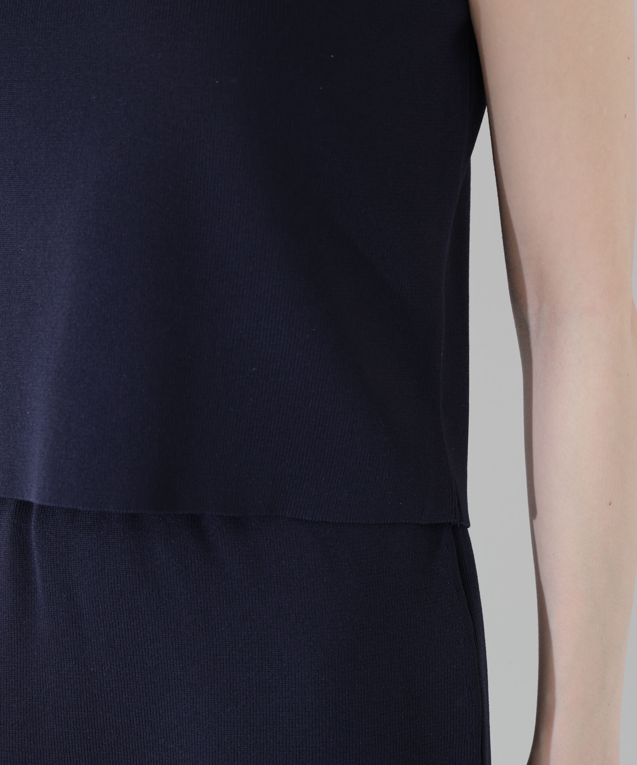 PROPORTION BODY DRESSING「＜青島心さん着用＞衿ドッキングニットセットアップ」|ワンピース|