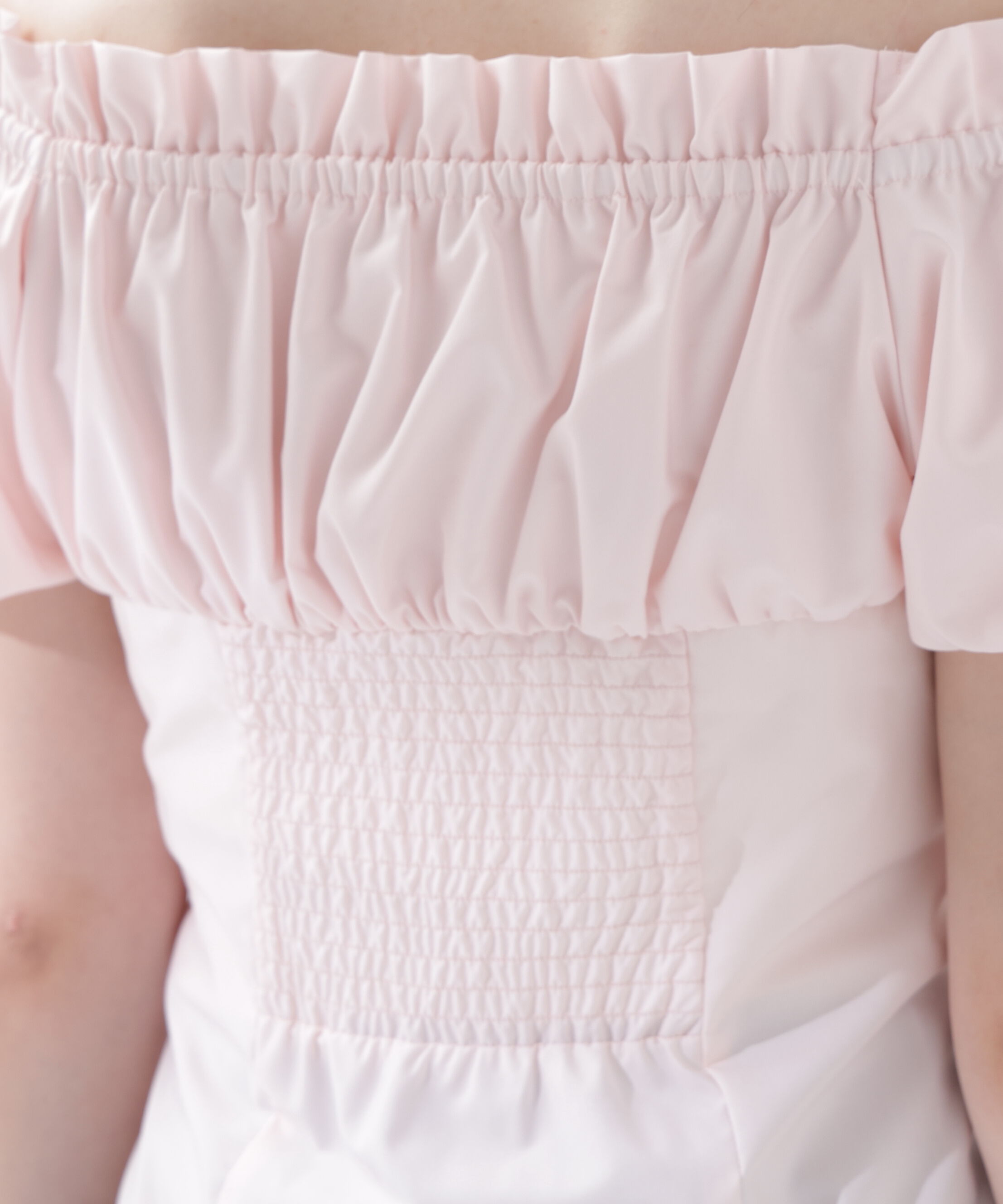 PROPORTION BODY DRESSING「コラボオフショルリボンブラウス」|シャツ・ブラウス|