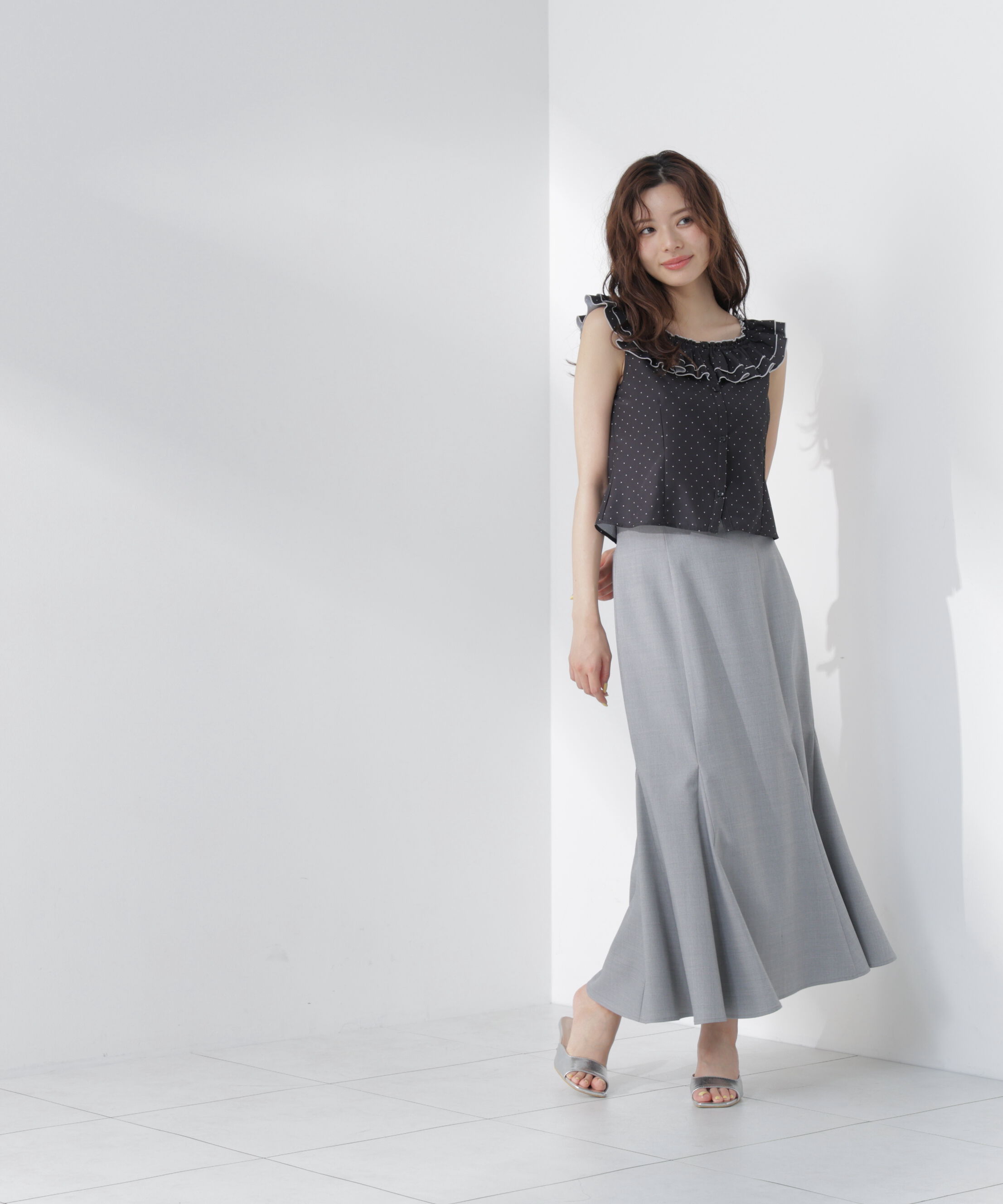 PROPORTION BODY DRESSING「ラッフルカラーブラウス」|シャツ・ブラウス|