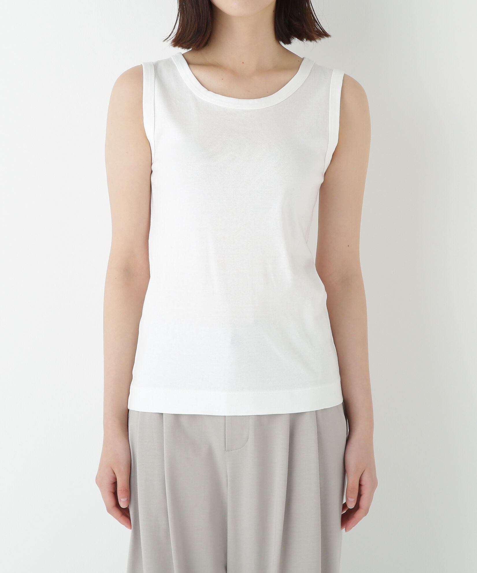  「《定番 / 大人気追加商品》オーガニックコットンタンクトップ」|Tシャツ・カットソー|