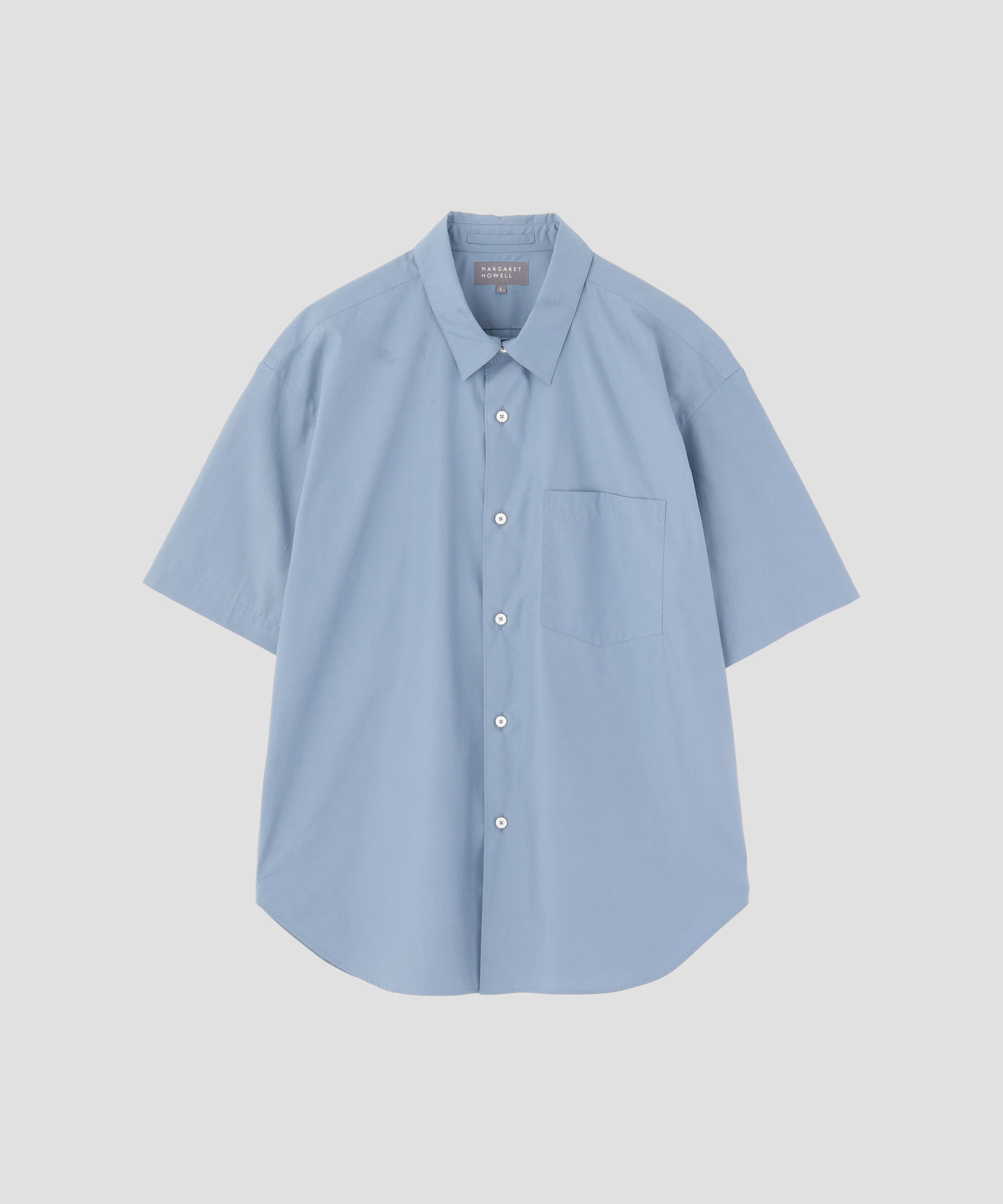 MARGARET HOWELL「HIGHDENSE COTTON POPLIN SHIRT」|シャツ・ブラウス|
