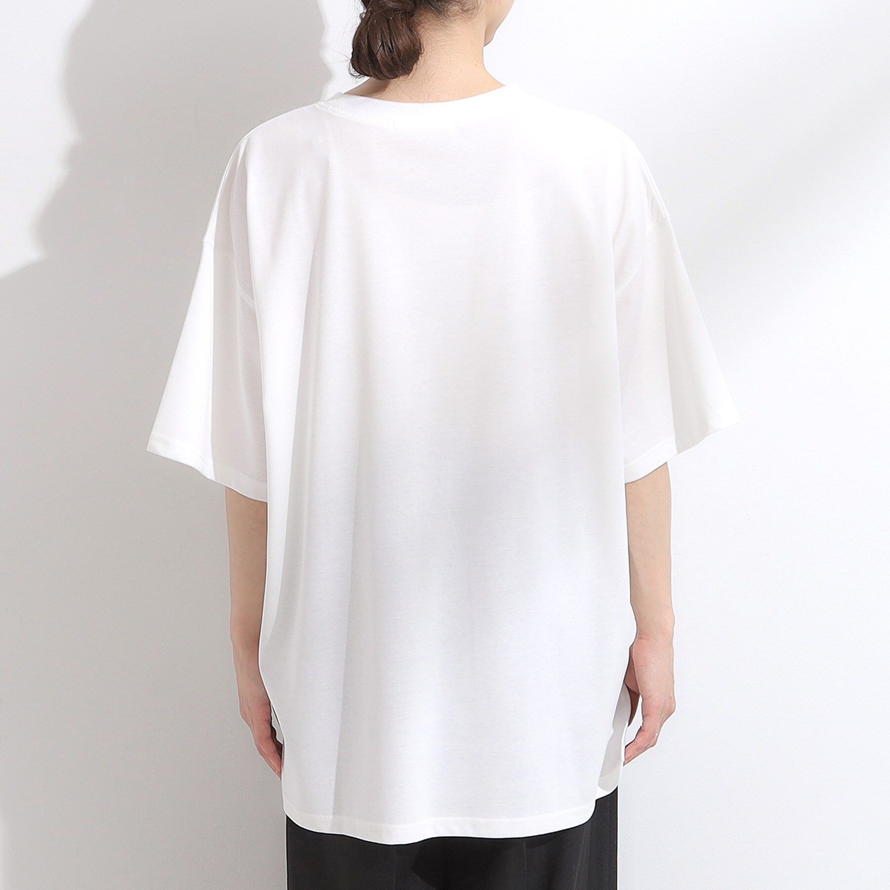 SHOO･LA･RUE「【ひんやり/汗ジミ軽減/UVカット】プリントアソート BIG Tシャツ」|Tシャツ・カットソー|