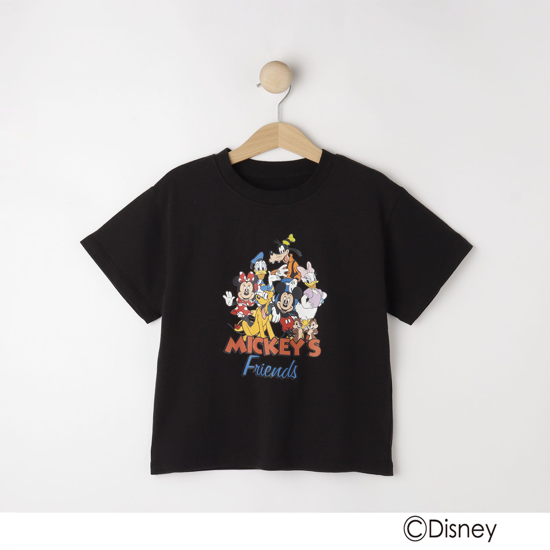 SHOO･LA･RUE「【Disney】ミッキー＆フレンズプリントTシャツ」|Tシャツ・カットソー|ブラック(019)