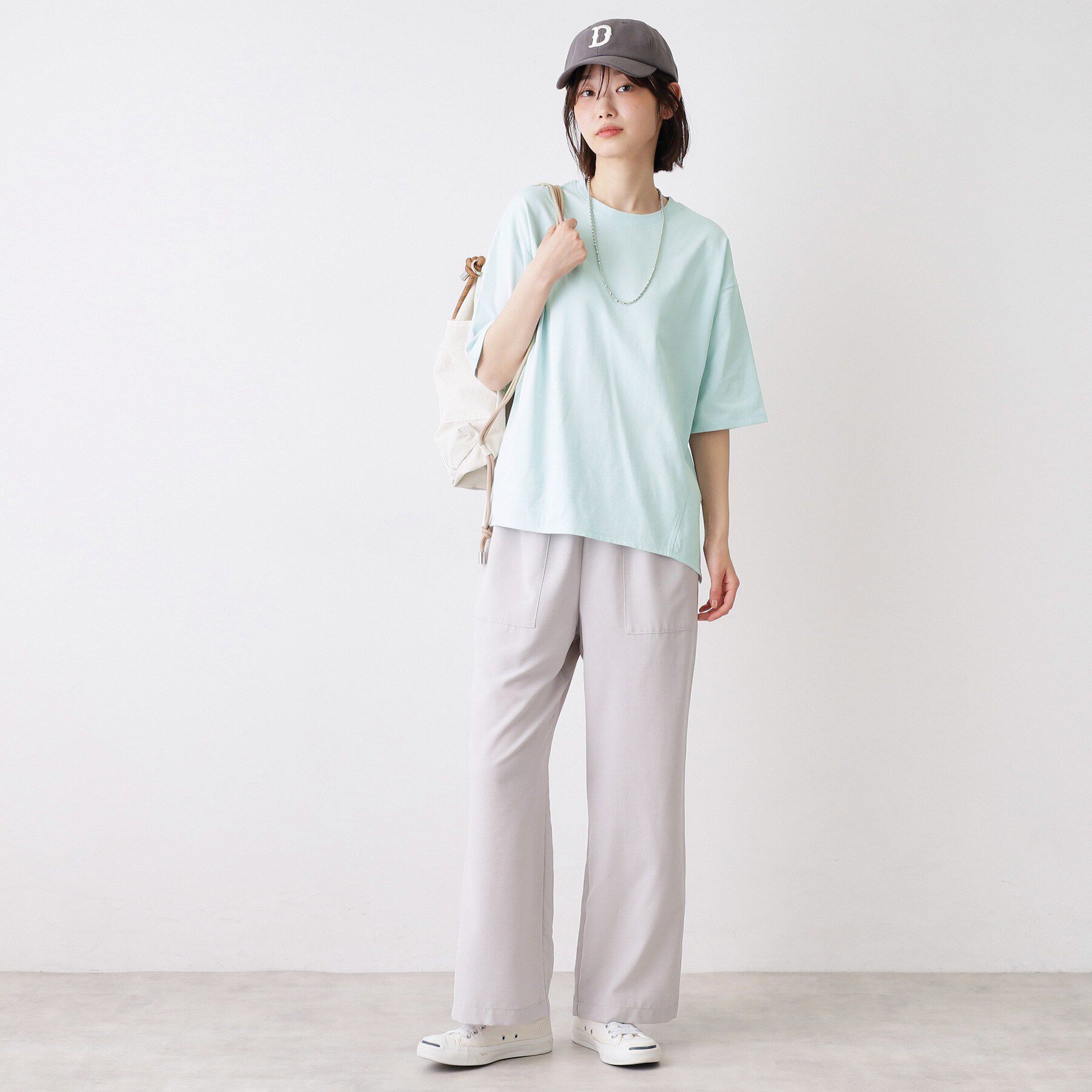 Dessin「【UVカット/接触冷感】プレーティングTシャツ」|Tシャツ・カットソー|