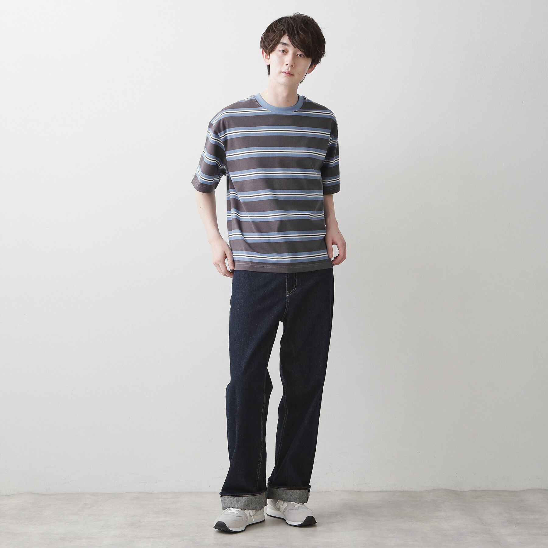 Dessin「【洗える】ボーダークルーカットソー」|Tシャツ・カットソー|
