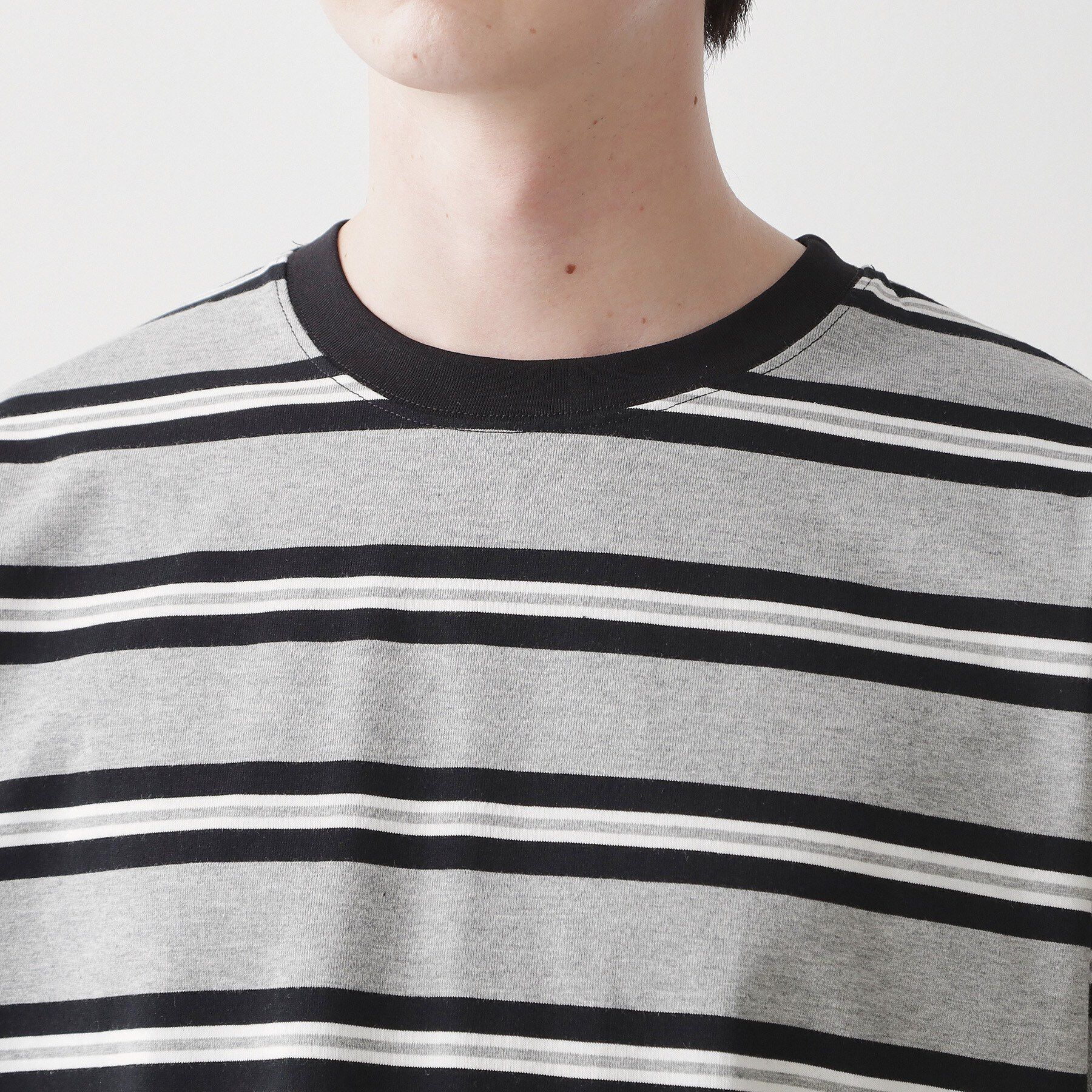Dessin「【洗える】ボーダークルーカットソー」|Tシャツ・カットソー|
