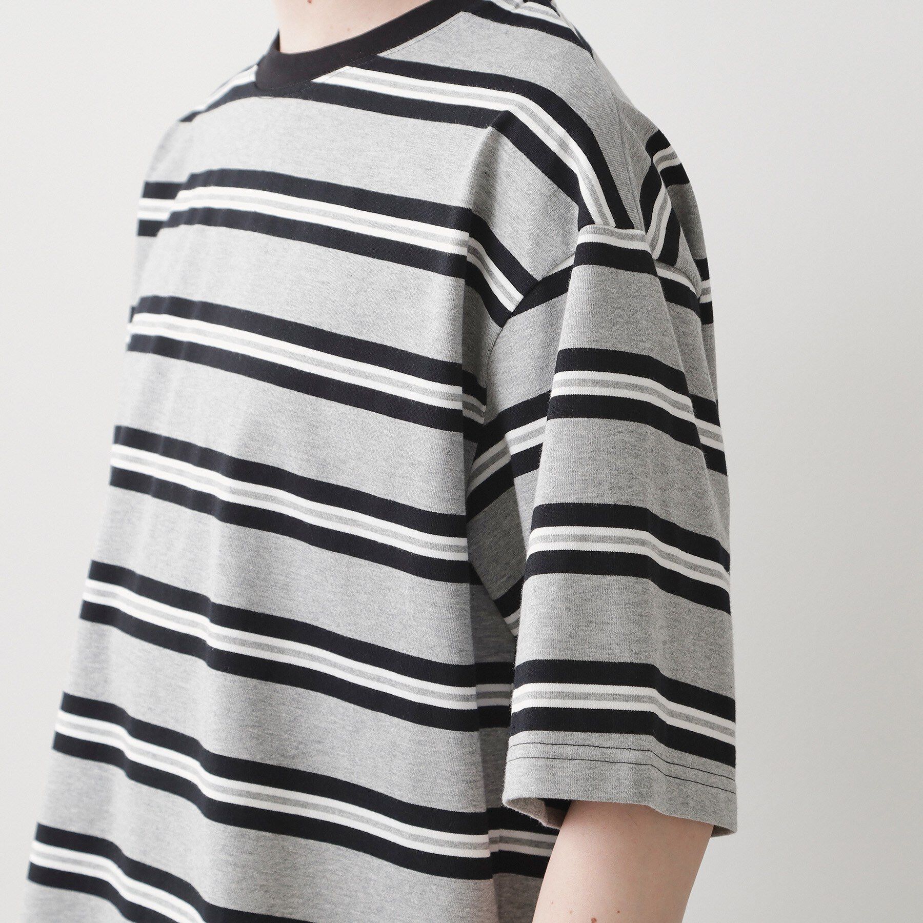 Dessin「【洗える】ボーダークルーカットソー」|Tシャツ・カットソー|