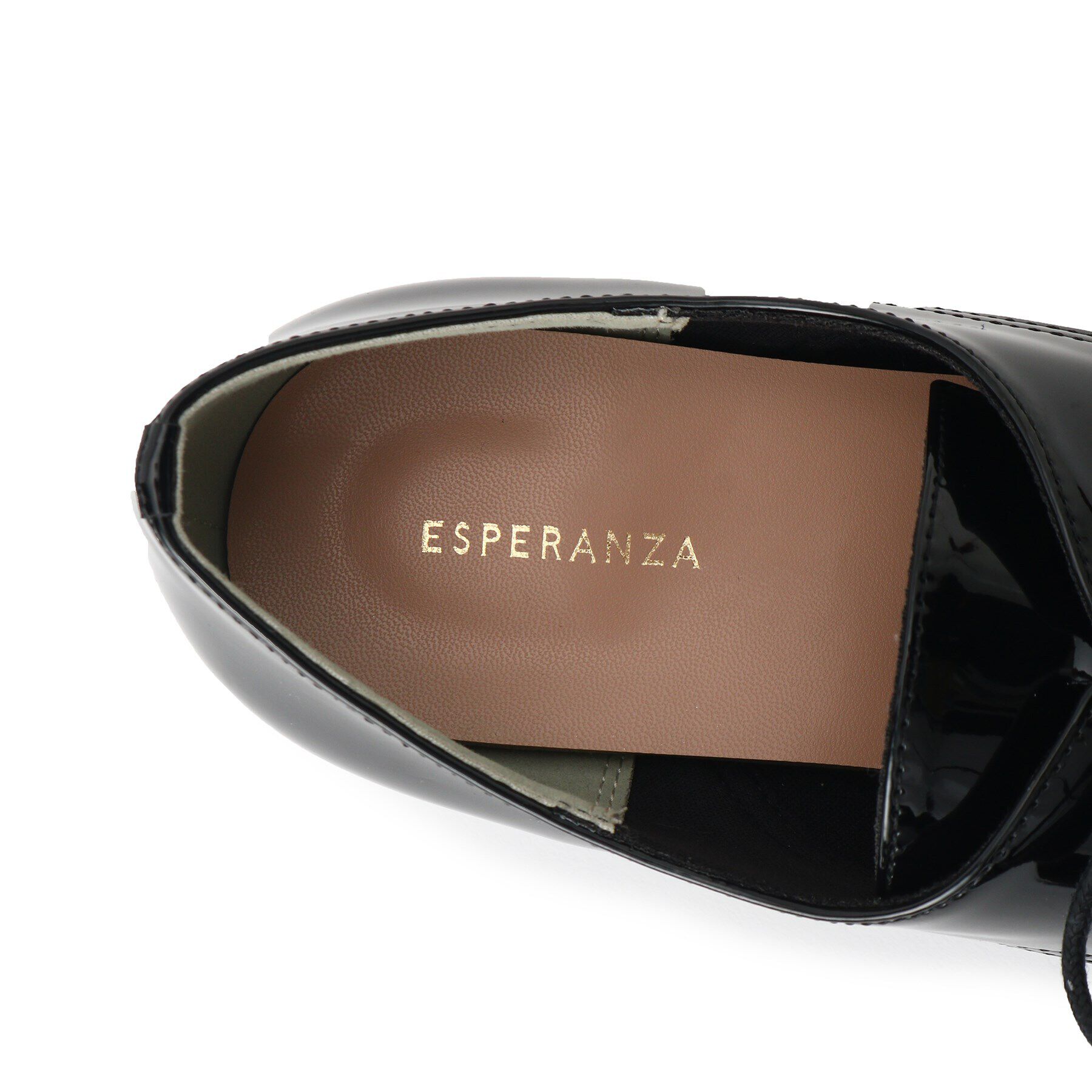 ESPERANZA「【晴雨兼用】レースアップヒールパンプス」|パンプス|