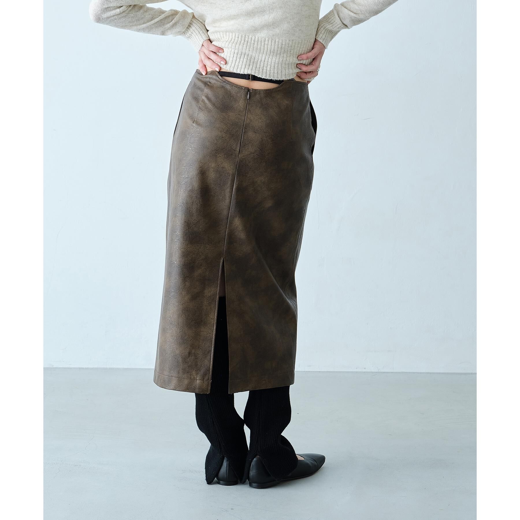 CODE A「garin sleek skirt」|スカート|