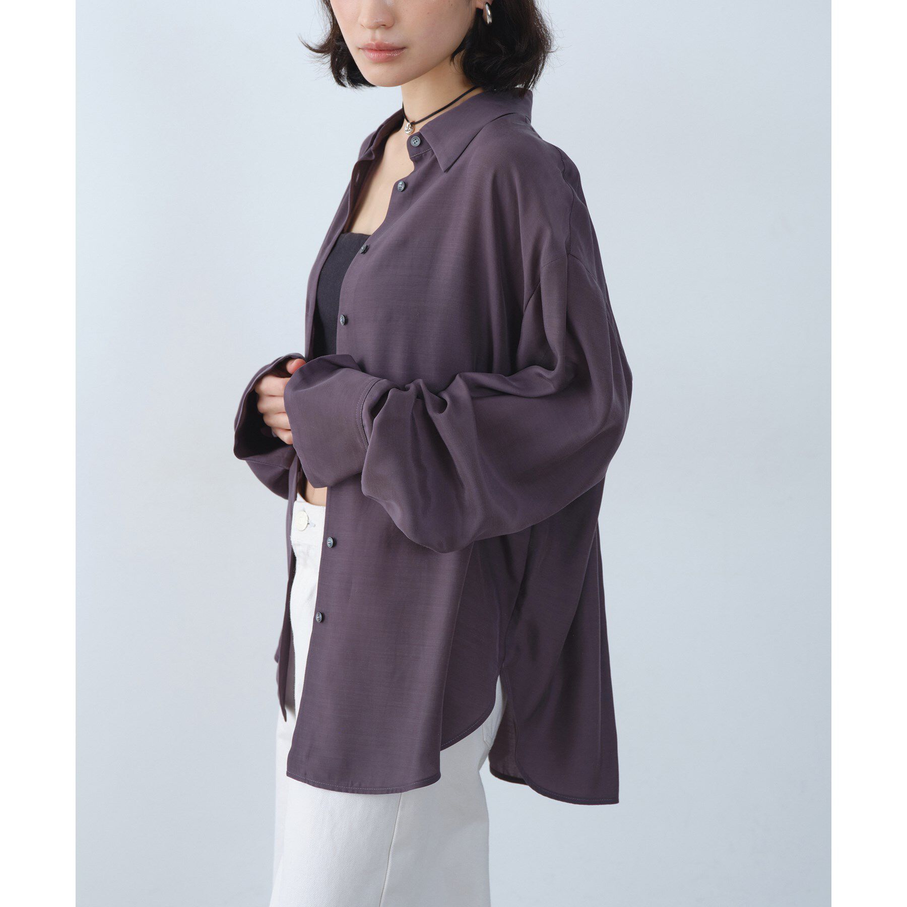 CODE A「oversize float shirts」|シャツ・ブラウス|トープ(054)