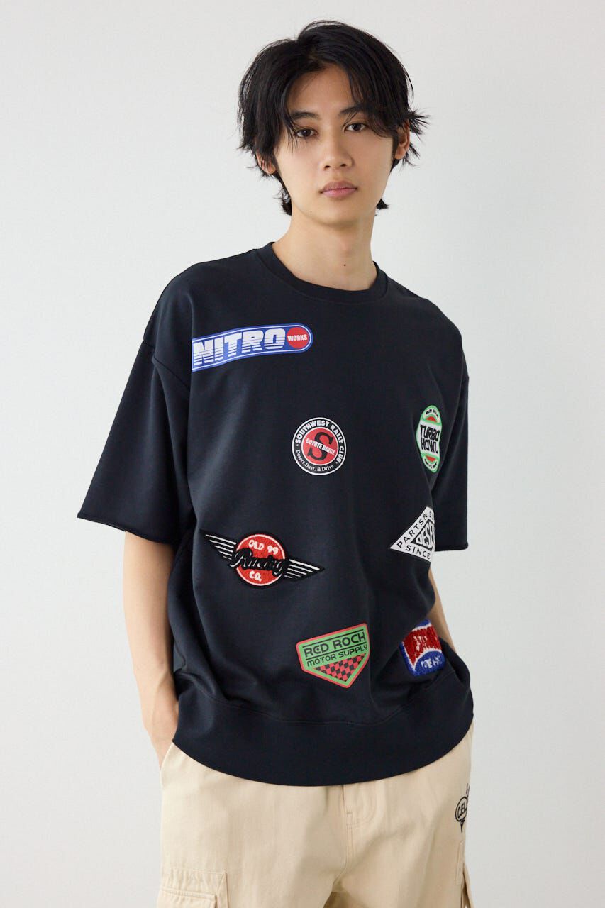 RODEO CROWNS「カスタムワッペン半袖スウェット」|Tシャツ・カットソー|