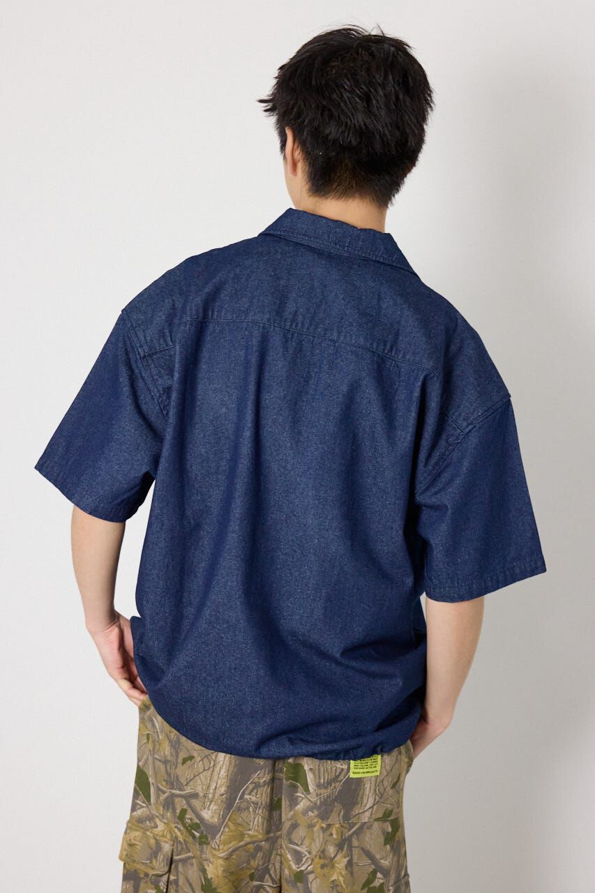 RODEO CROWNS「Coolist Denim ZIPシャツ」|シャツ・ブラウス|