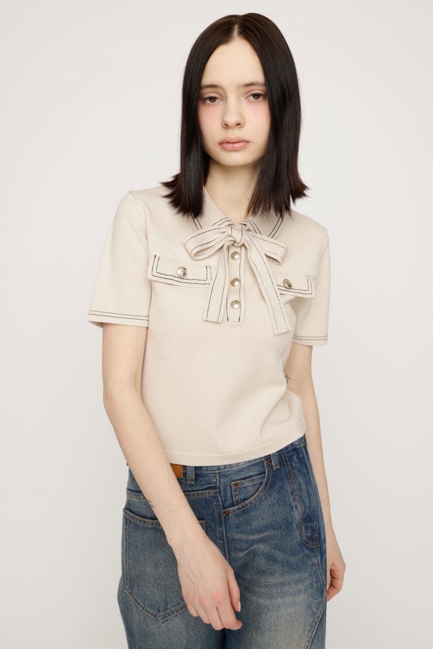 SLY「STICH COMPACT KNIT トップス」|ニット・セーター|IVOY3