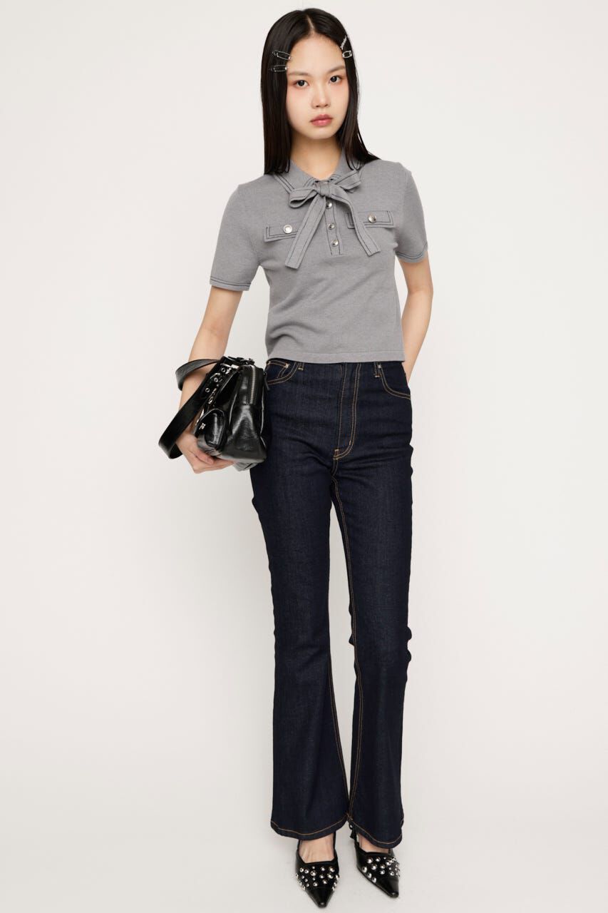SLY「STICH COMPACT KNIT トップス」|ニット・セーター|