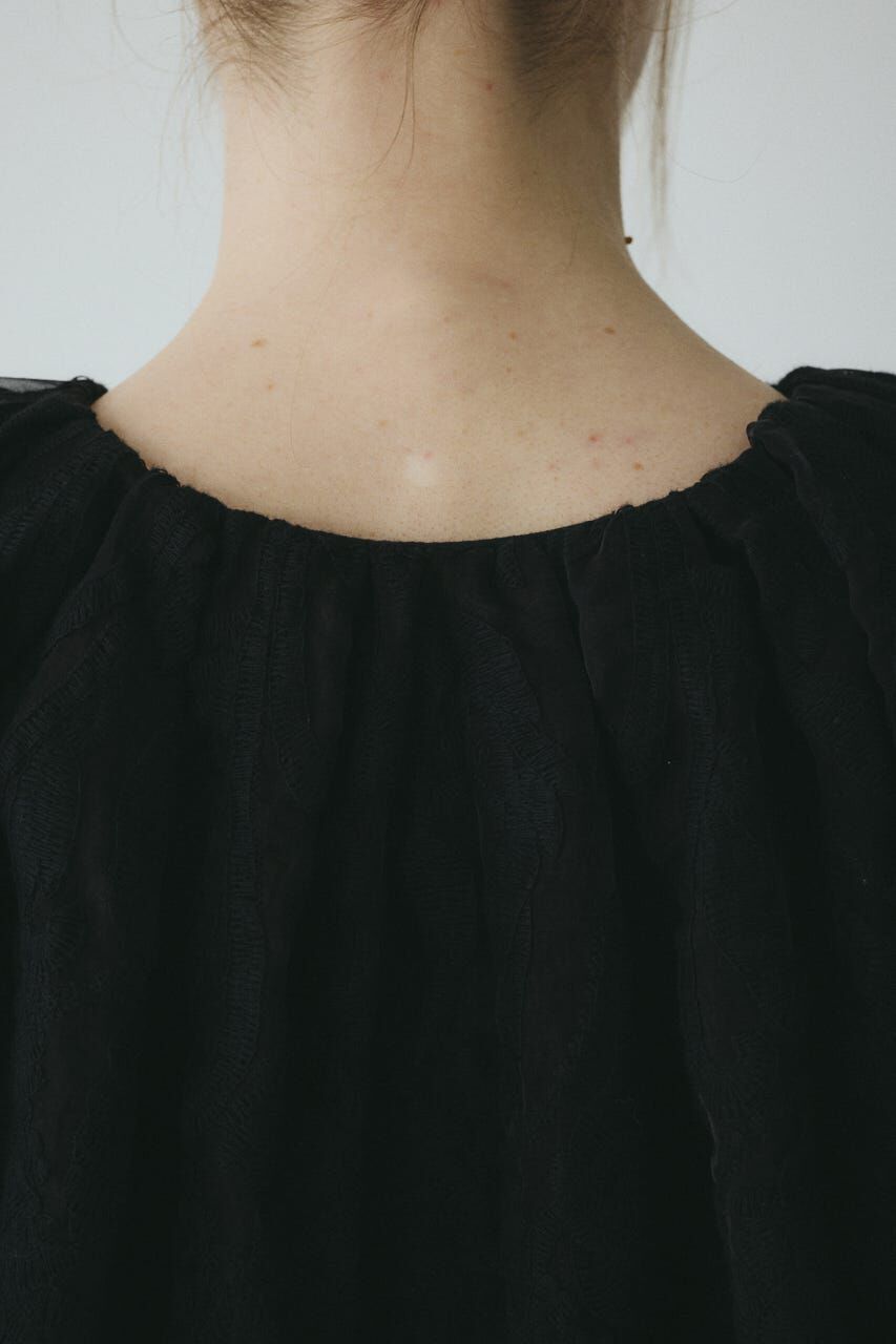 HeRIN.CYE「Lace cape blouse」|シャツ・ブラウス|