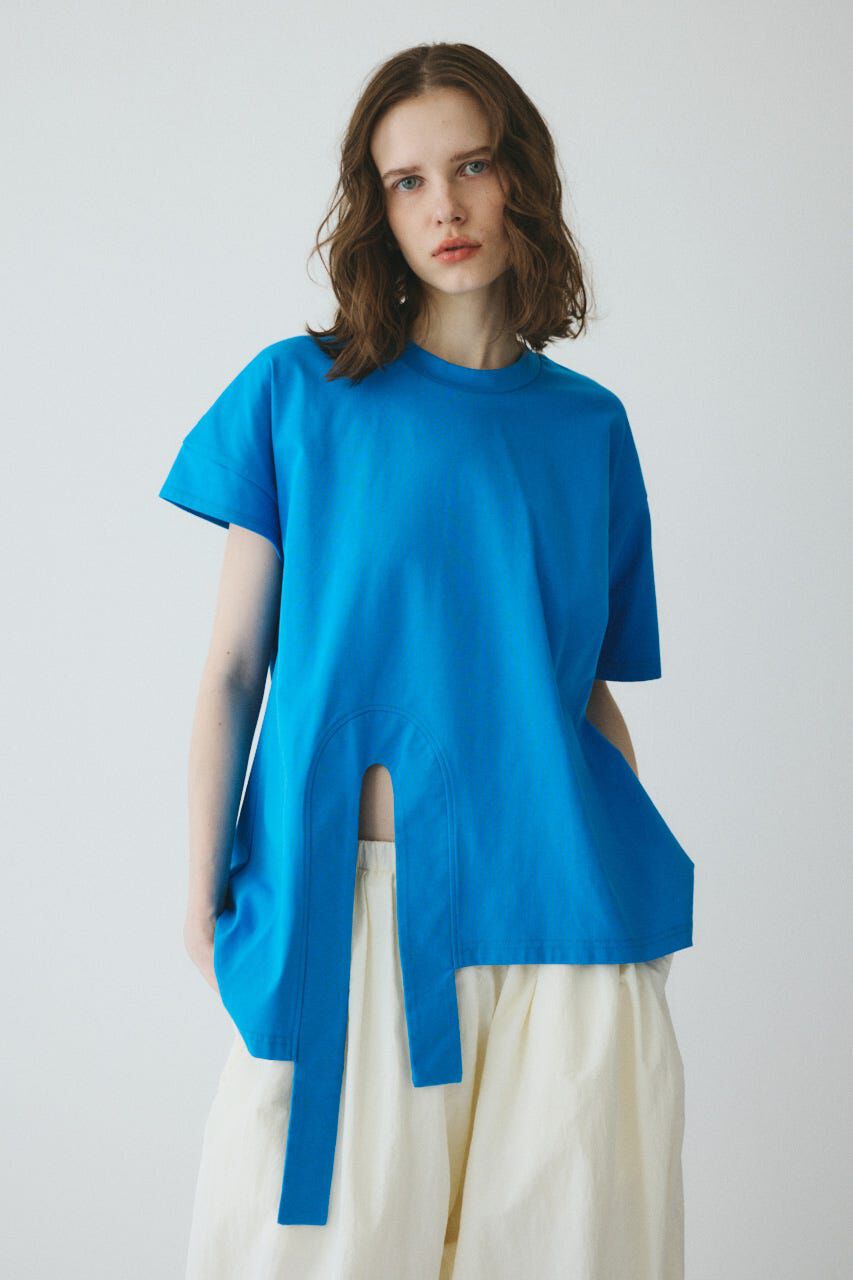 HeRIN.CYE「Asymmetry hem drape cut tops」|Tシャツ・カットソー|