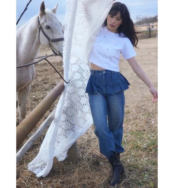 CALNAMUR「パッチワークデザインＴシャツ」|Tシャツ・カットソー|