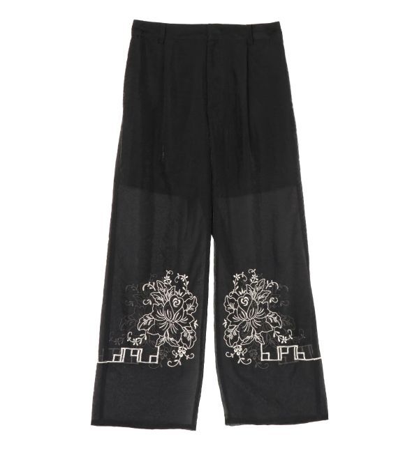 Ungrid「【Htage】エンブロイダリーシアータックパンツ」|その他|