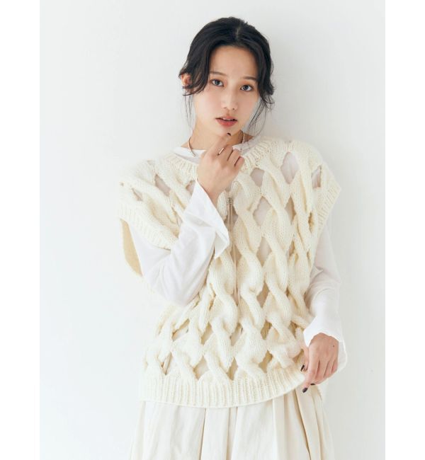 Ungrid「ハイツイストシアーロングスリーブTee」|Tシャツ・カットソー|