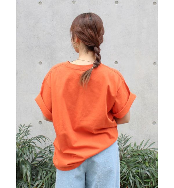 Ungrid「ヴィンテージウォッシュロゴビックTee」|Tシャツ・カットソー|