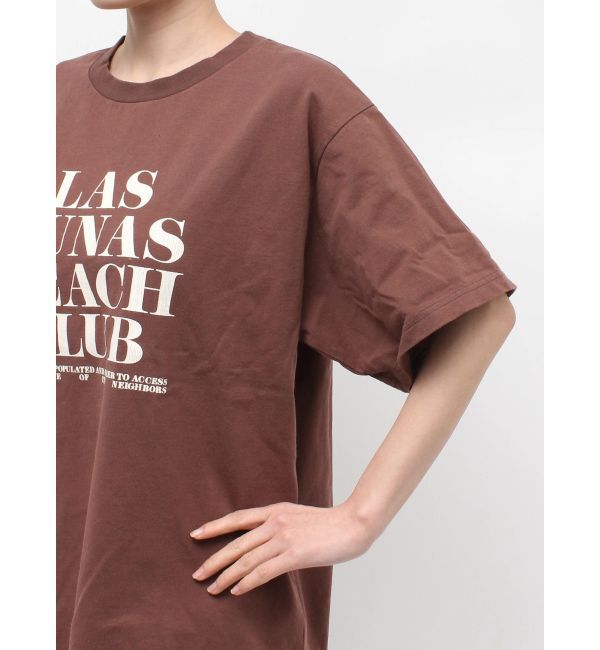 Ungrid「ヴィンテージウォッシュロゴビックTee」|Tシャツ・カットソー|