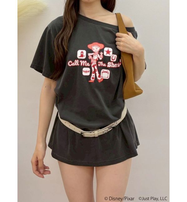 EVRIS「【TOY STORY5】ワンショルダーBIG Tシャツ」|Tシャツ・カットソー|