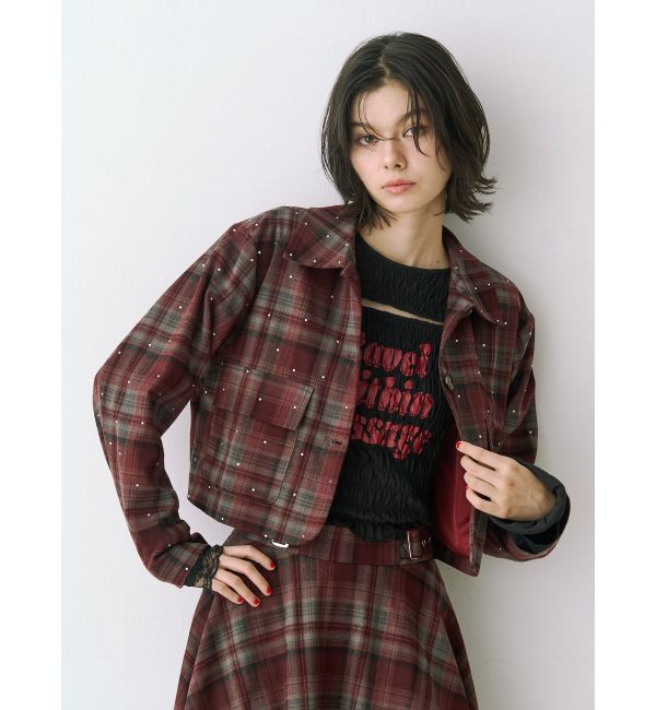 jouetie「カットアウトシャーリングトップス」|Tシャツ・カットソー|