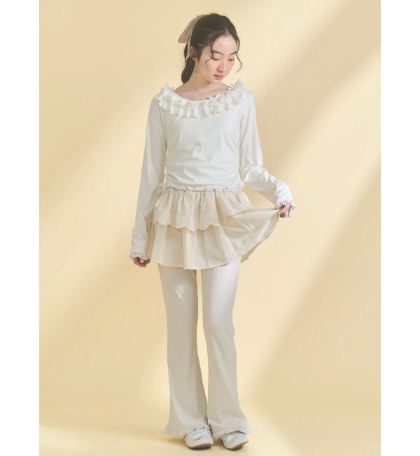 merry jenny「lace skirt flare pants」|その他|