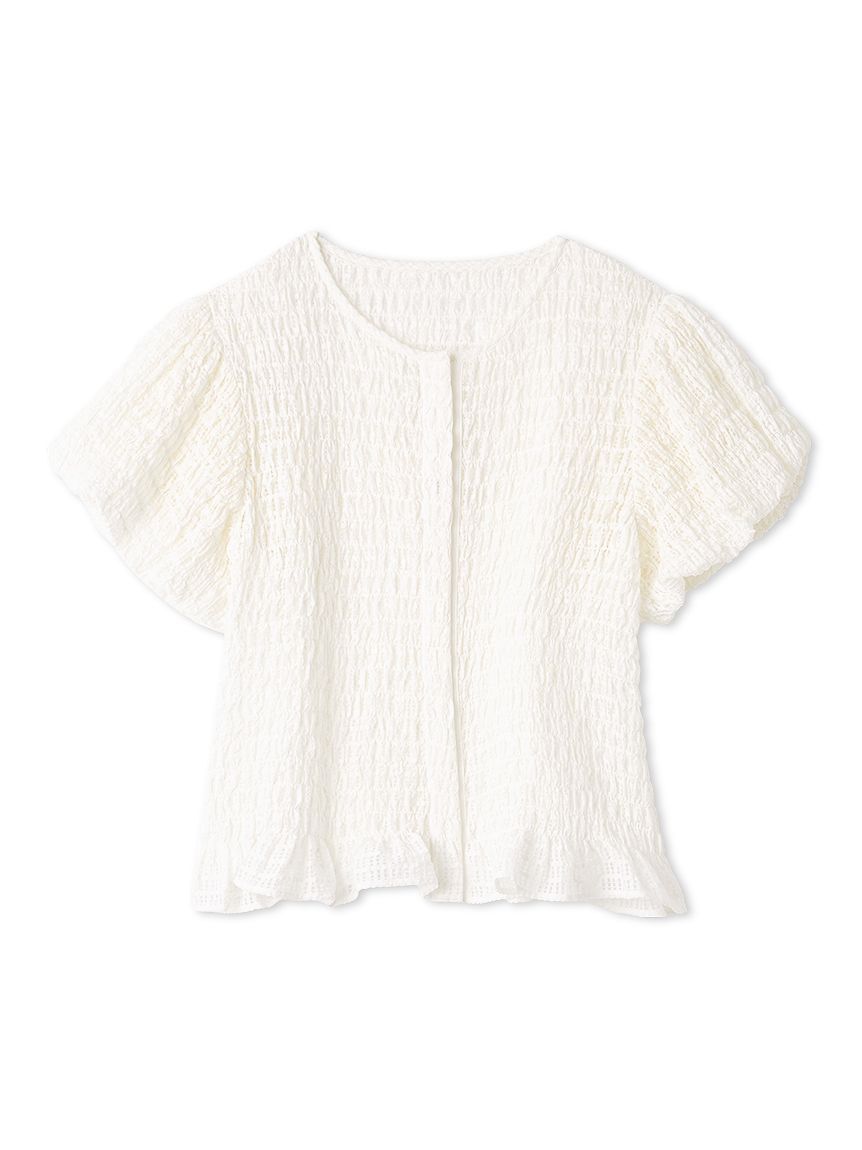 Mila Owen「【WEB限定カラー】シャーリングブラウス」|シャツ・ブラウス|WHT