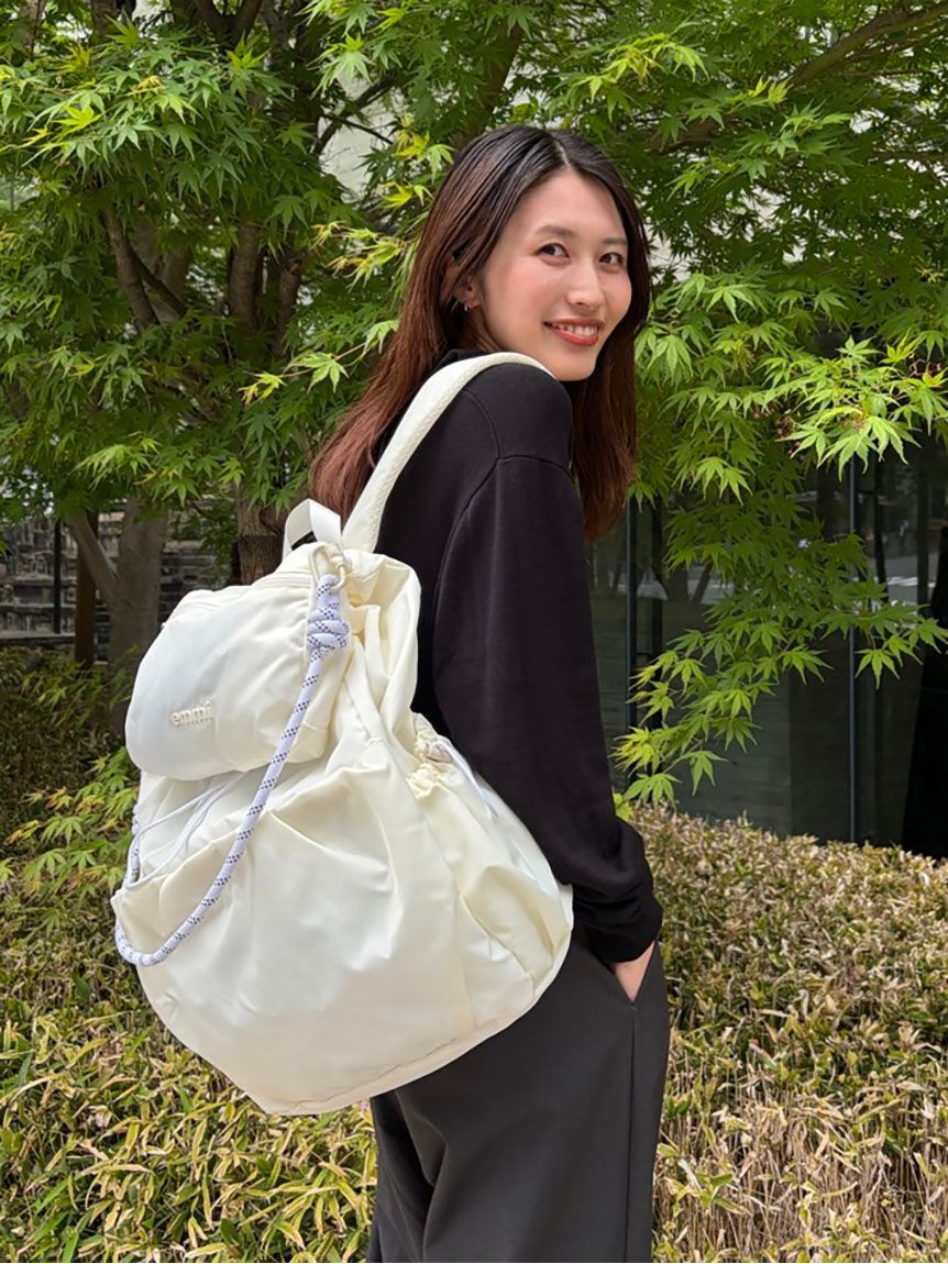 emmi atelier「【ONLINE限定カラーあり】マルチユースバックパック」|リュック|OWHT