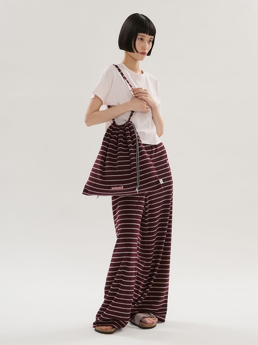 emmi atelier「emmiロゴパイルスクエア2wayショルダーバッグ」|ショルダー・メッセンジャー|