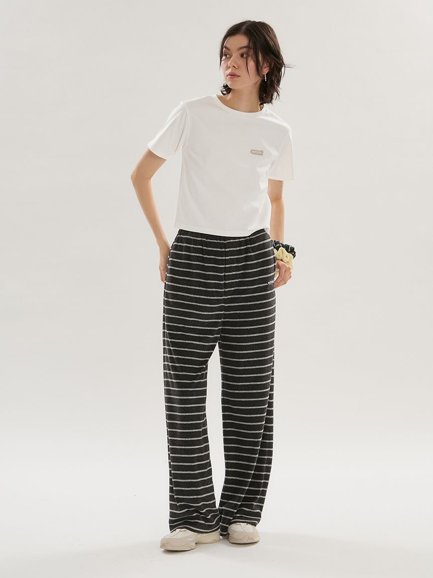 emmi atelier「emmiロゴコンパクトTシャツ」|Tシャツ・カットソー|