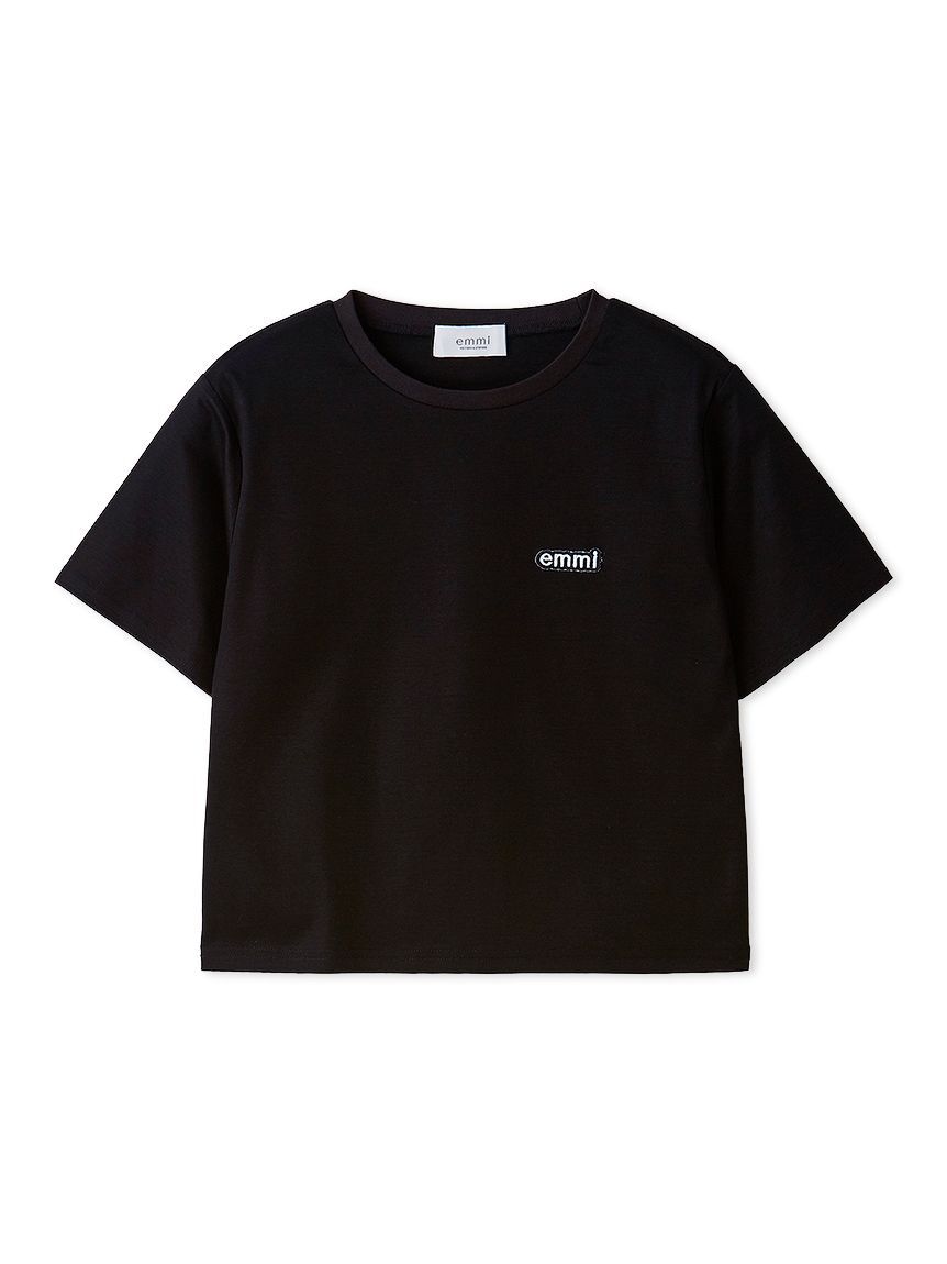 emmi atelier「emmiロゴコンパクトTシャツ」|Tシャツ・カットソー|