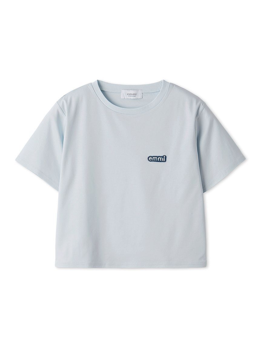 emmi atelier「emmiロゴコンパクトTシャツ」|Tシャツ・カットソー|